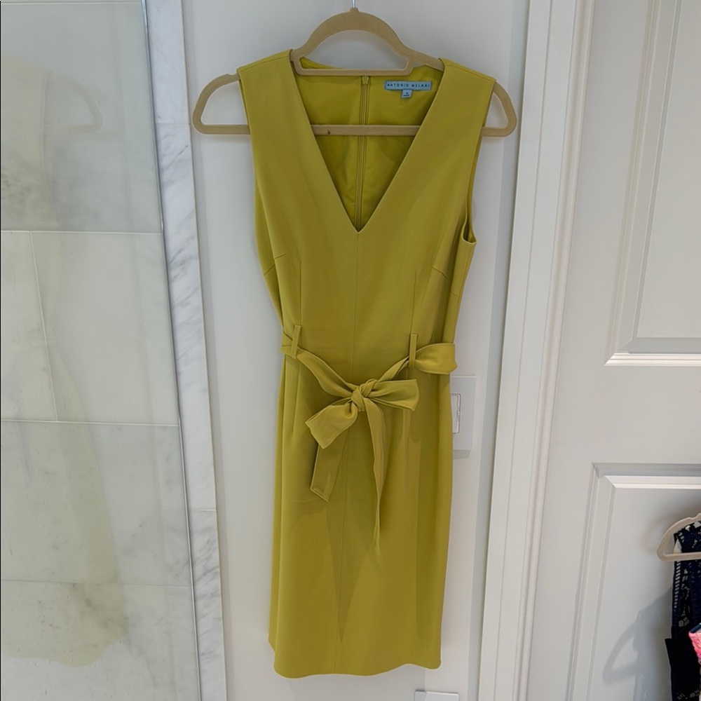 Antonio Melani chartreuse dress